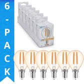 LED's Light LED Lampen E14 - Helder glas - Warm wit licht - 470 lm - 6PACK