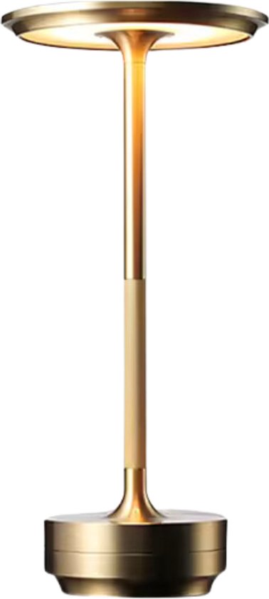 Czgor Oranje paddenstoellamp, 4000 mAh, werkt op batterijen, tafellamp met aanraking, dimbaar, 3 lichtmodi, 70s Mid Century Modern voor bureau, slaapkamer, woonkamer