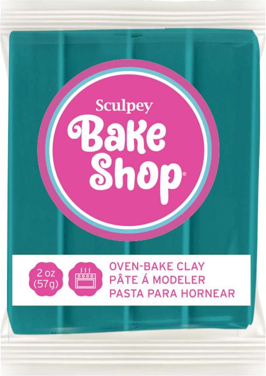 Sculpey Bake shop turquoise boetseerklei 57 gr