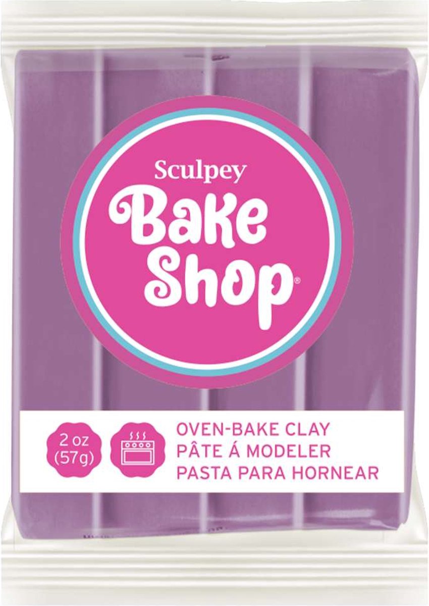Sculpey Bake shop purple boetseerklei 57 gr