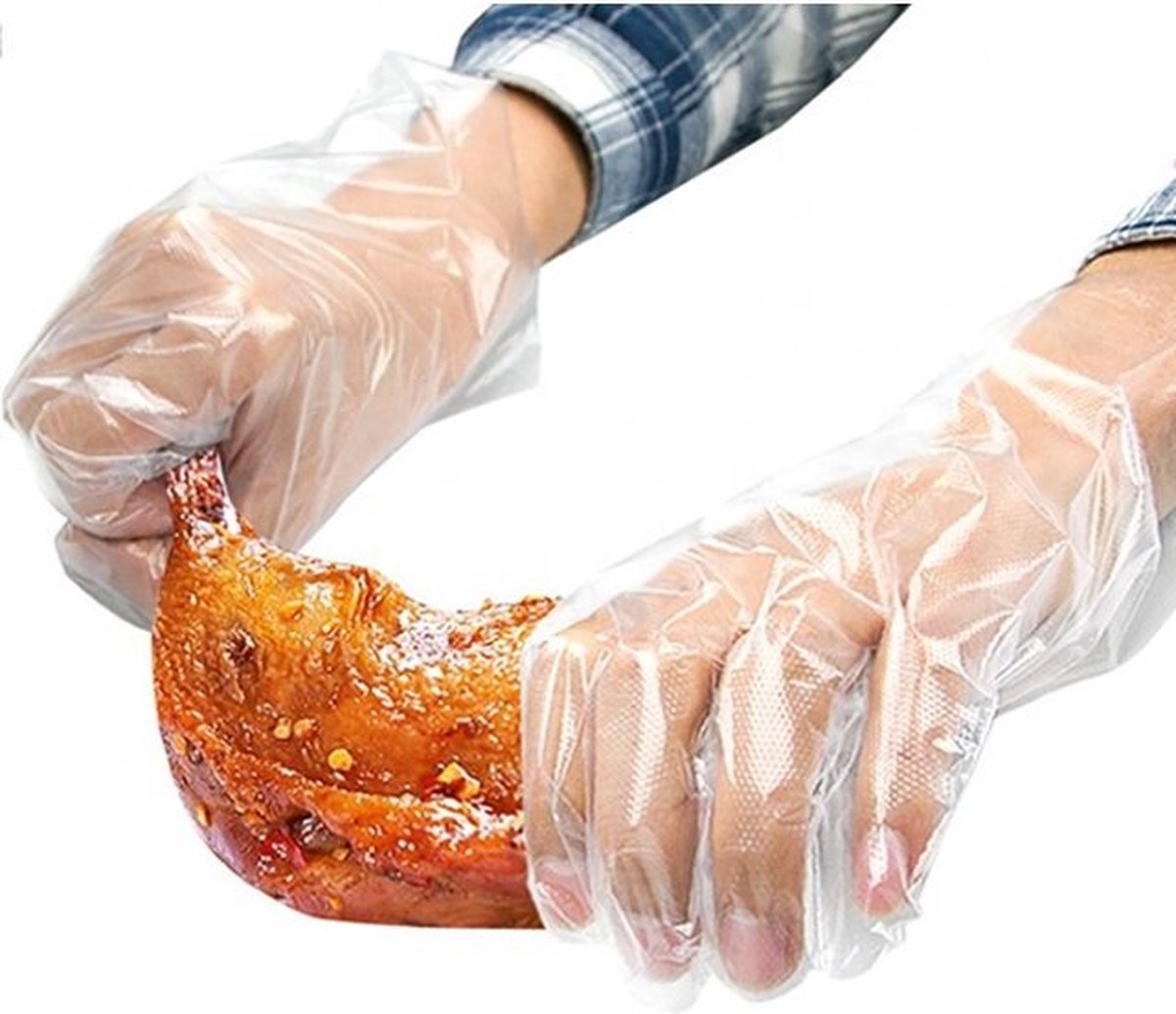 Goedkoopste 100 stuks Plastic PE Wegwerphandschoenen Polyethyleen Handschoenen Transparant