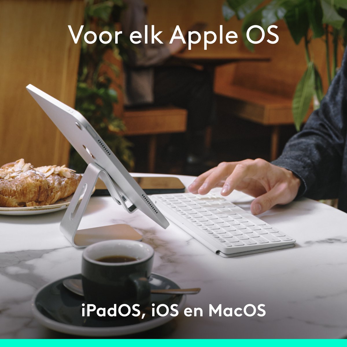 Logitech Keys-To-Go 2 - Pale Grey | Apple begint bij