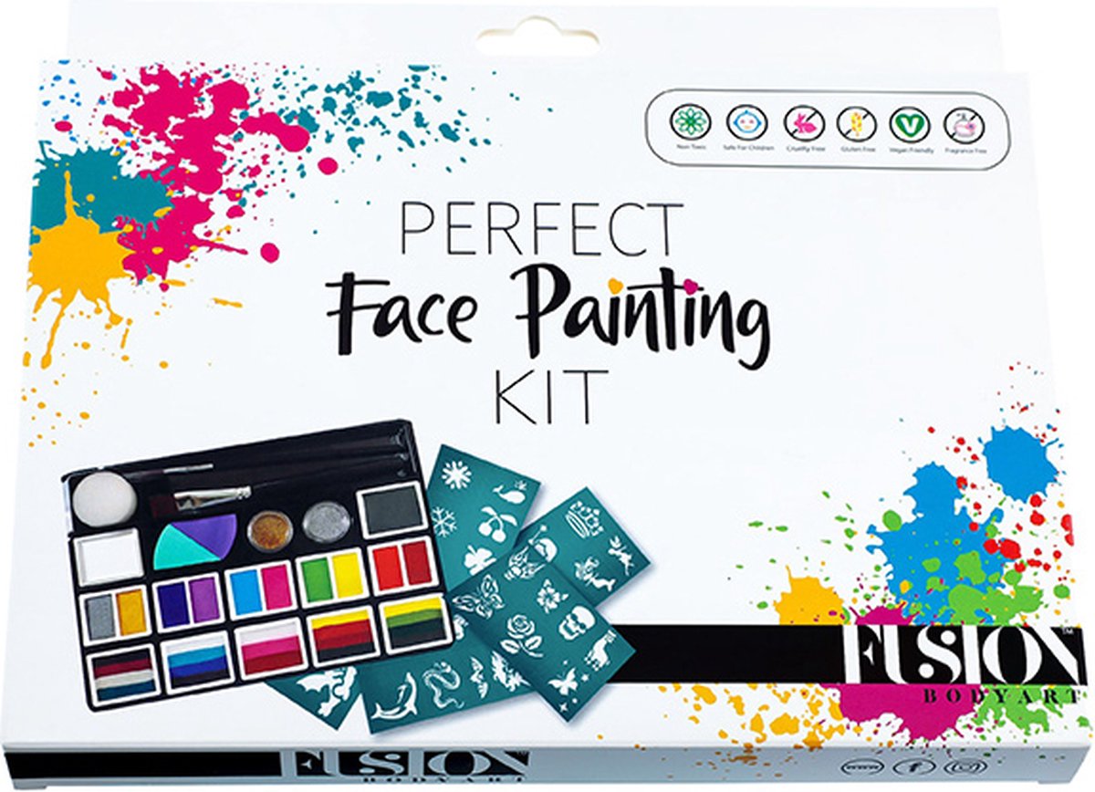 Fusion Body Art Perfect Facepainting Palette