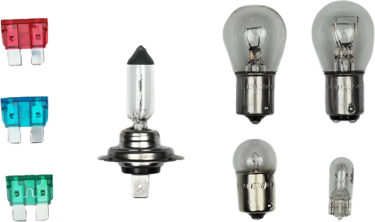 Benson Autolamp set - H7 - 12V - 8-delig - Inclusief zekeringen