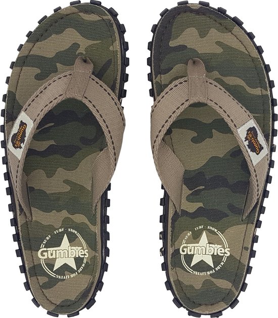 Gumbies - Tongs - Camouflage - Taille 40