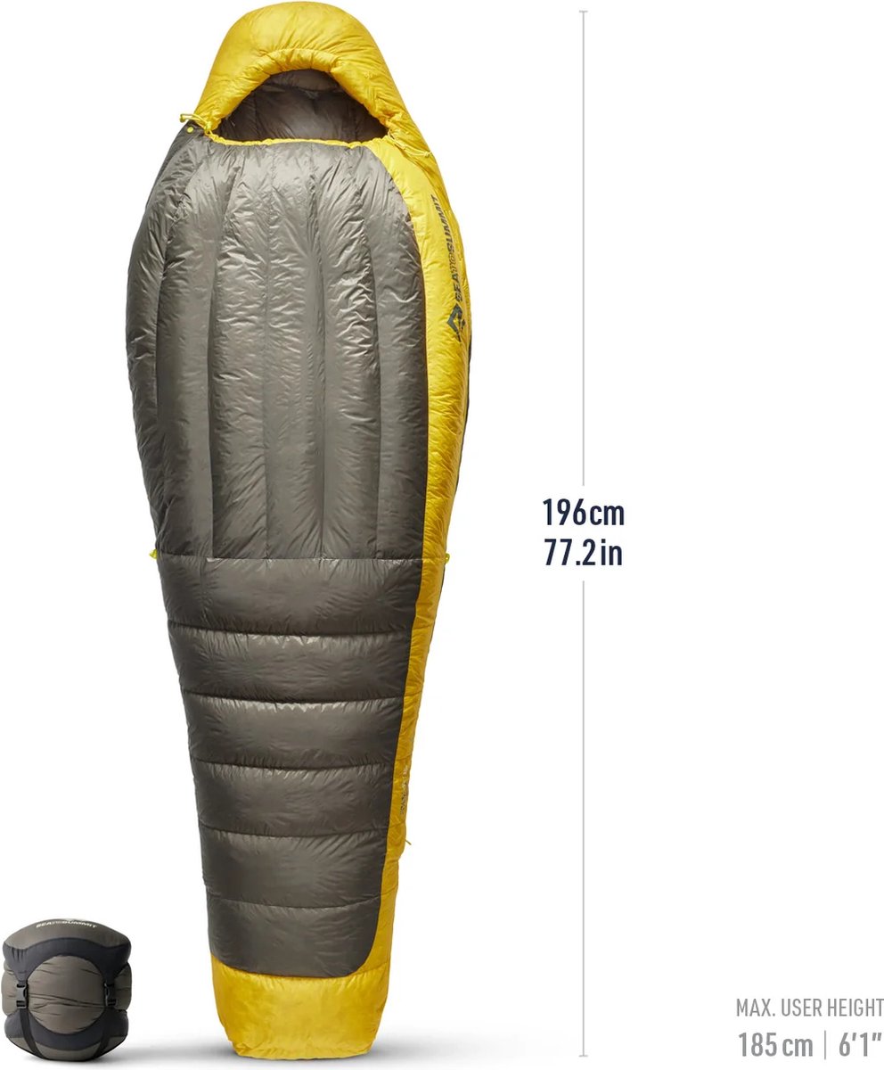 Sea To Summit Spark Ultralight Mummy -9C Down Regular Slaapzak Grijs