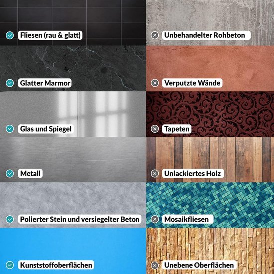 WC-reserverolhouder - toiletpapierhouder zonder boren - roestvrij staal - zelfklevend - zwart Toilet Paper Holder van Merkloos — afbeelding 4