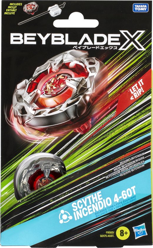 Beyblade X Scythe Incendio 4-60T Starter Pack | bol