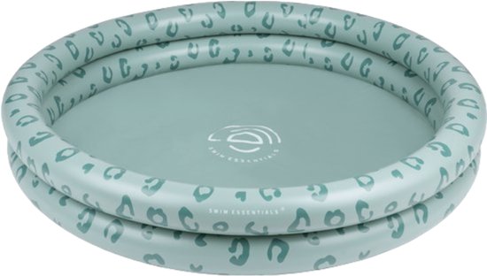 Piscine Opblaasbaar Swim Essentials - Piscine Bébé & Kinder - Imprimé Panthère Verte - Ø 100 cm