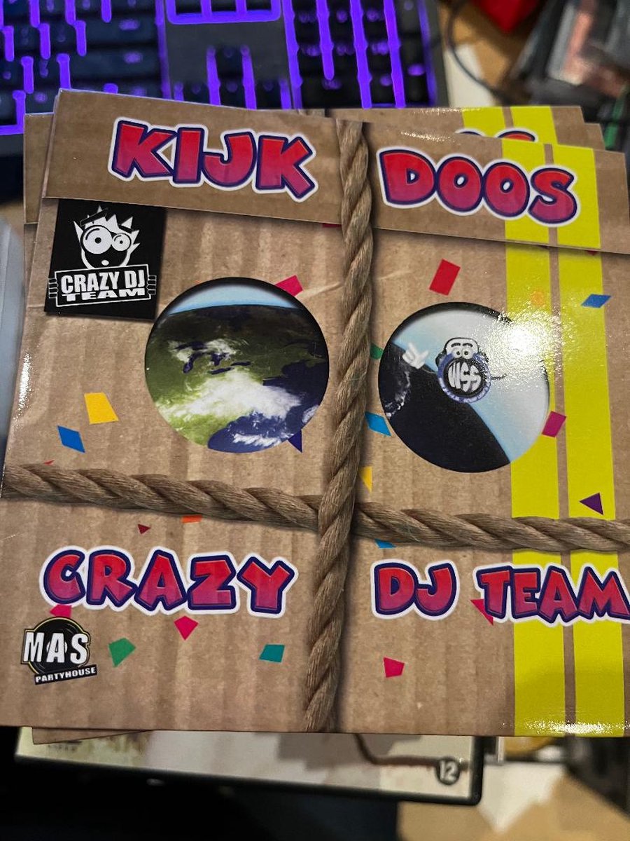 Crazy DJ Team - Kijk Doos (2 Track CDSingle)