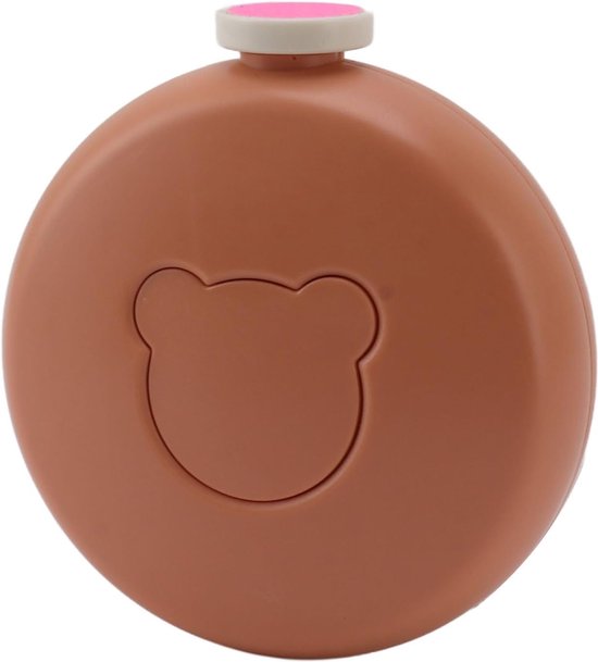 Wekker, vliegende klok Mini ronde propeller wekker LCD-scherm Digitale klok Weglopen Rollende