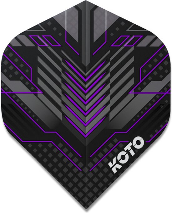 KOTO ZIZ-Matrix NO2 Purple - Dart Flights van KOTO — afbeelding 2