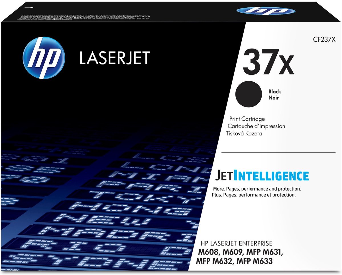 HP 37X (CF237X) Originele LaserJet Tonercartridge - Zwart