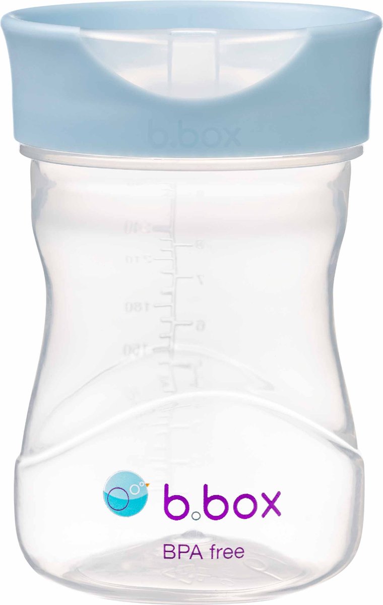 Goedkoopste b.box Oefenbeker voor Peuters Opening met Vrije Doorstroom, Ideale Overgang van Drinkbeker naar Beker voor Grote Kinderen. BPA-vrij, Vaatwasserbestendig | Vanaf 12 maanden | 240 ml