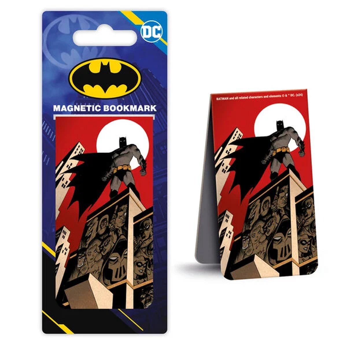 Batman - Villain Skyline - Boekenlegger - Magnetisch