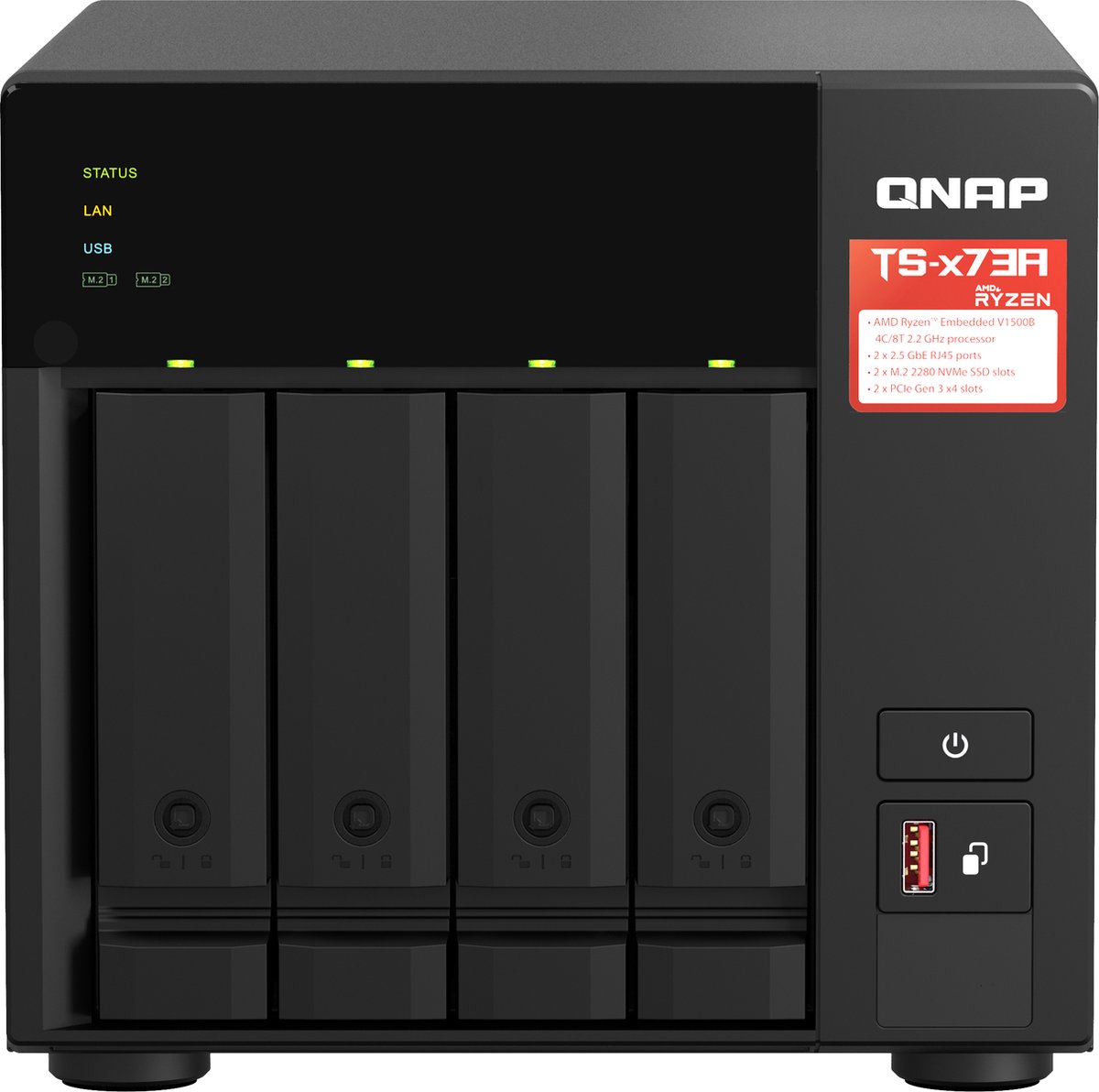 QNAP TS-473A - NAS-server