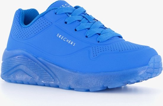 Foto: Skechers uno ice jongens sneakers blauw maat 33 extra comfort memory foam