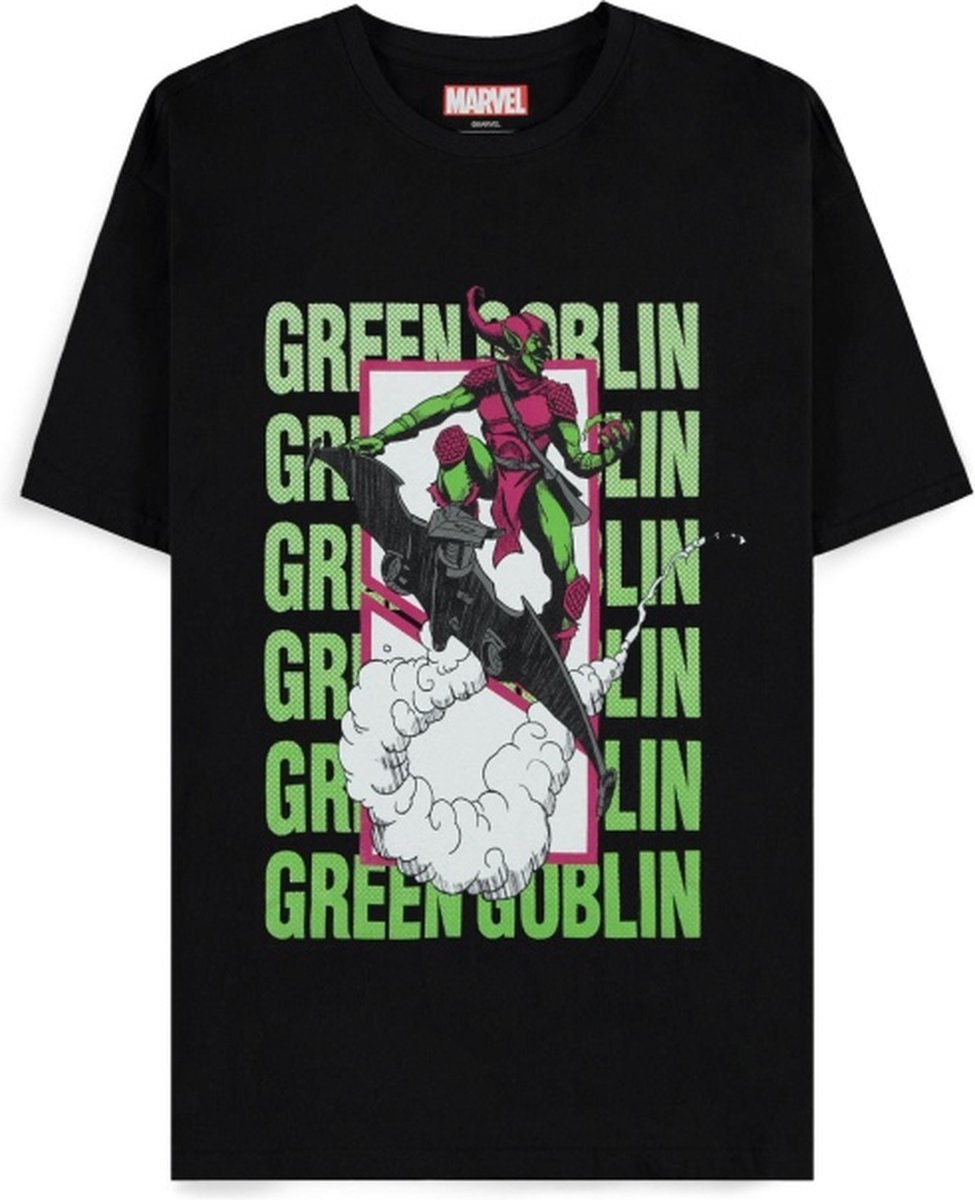 Marvel Spider-Man - Green Goblin Heren T-shirt - 2XL - Zwart