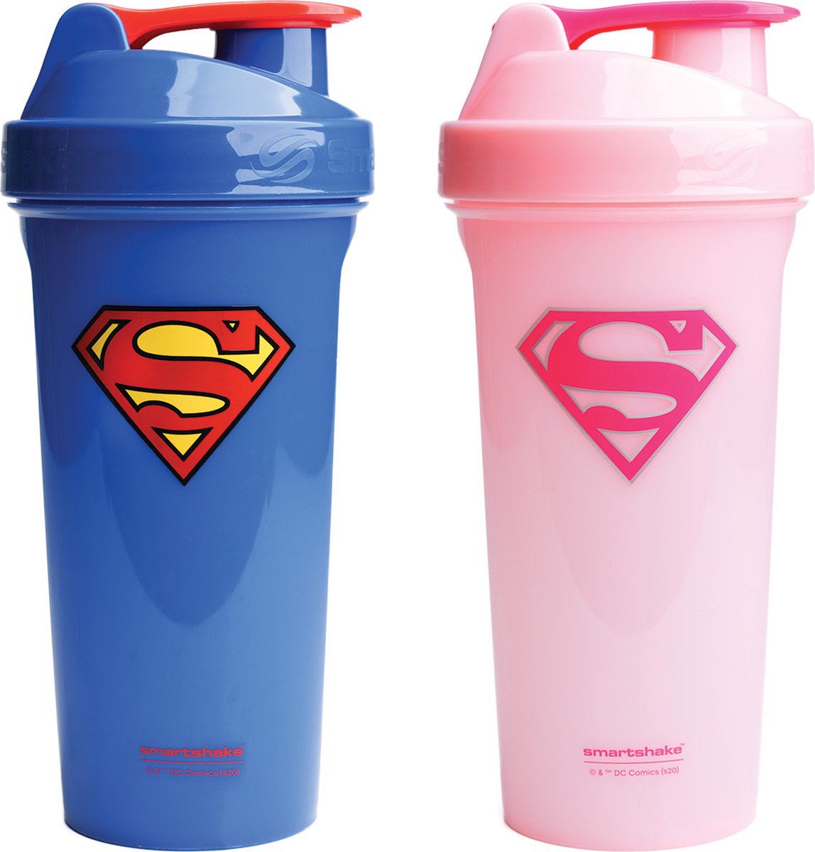 Goedkoopste Smartshake - 2x 800ml shakebekers - Supergirl - Superman