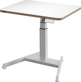 Bol.com Leitz Ergo Zit Sta Bureau Elektrisch - Verstelbaar in Hoogte - Klein bureau - met Geheugenfunctie - 80 x 60 cm - Wit aanbieding