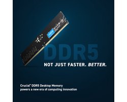 Crucial CT2K8G48C40U5 - RAM-geheugen - DDR5 - 16GB - 2x 8GB - DIMM - 4800MHz
