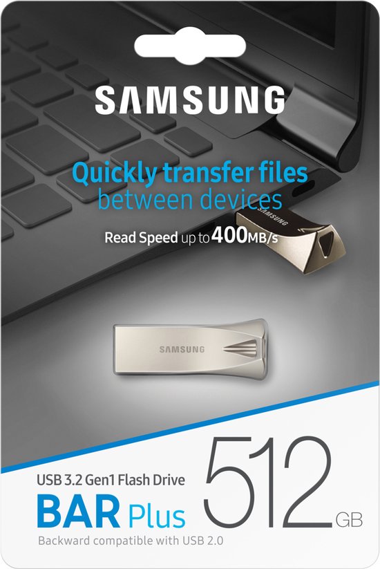 Samsung BAR Plus USB Stick Silver van Samsung — afbeelding 3