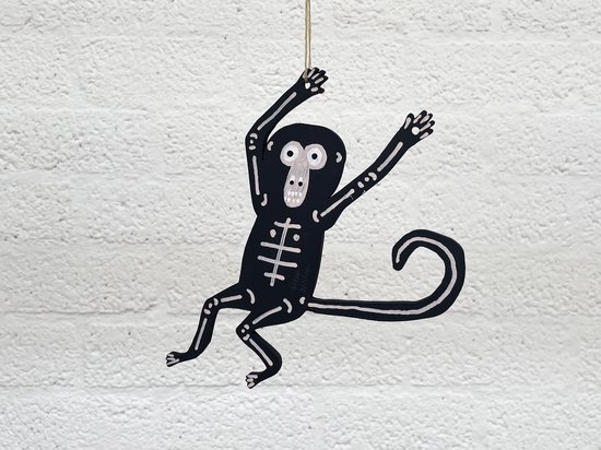 Slingeraap / Spider Monkey #4 - Hanger voor o.a. plant en boom - van kunstenaar Frank Willems