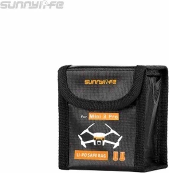 LiPo Safe Bag voor DJI Mini 5 Pro / Mini 4 Pro / Mini 3 Pro / Mini 3 – 2 Accu’s