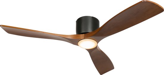 QAZQA Jerri - Dimbare LED Plafondventilator