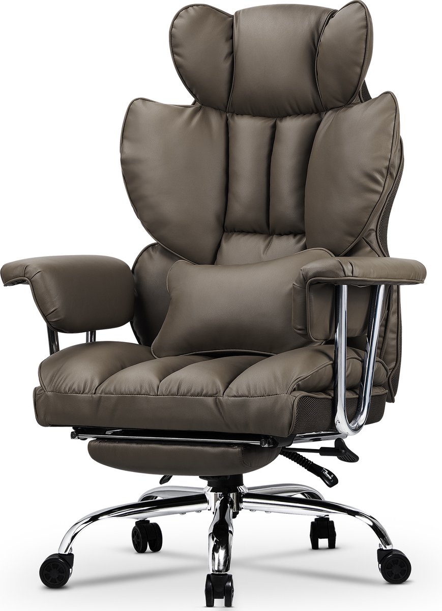Bureaustoel Ergonomisch met Verstelbare Rugleuning en - Bureaustoel - €149,99