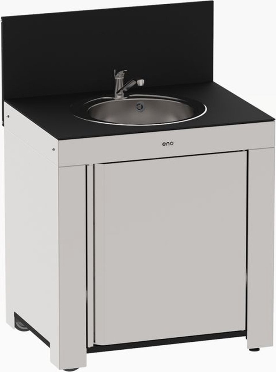 Eno - Buitenkeuken - Modulo met spoelbak - Inox - HPL - 80 cm