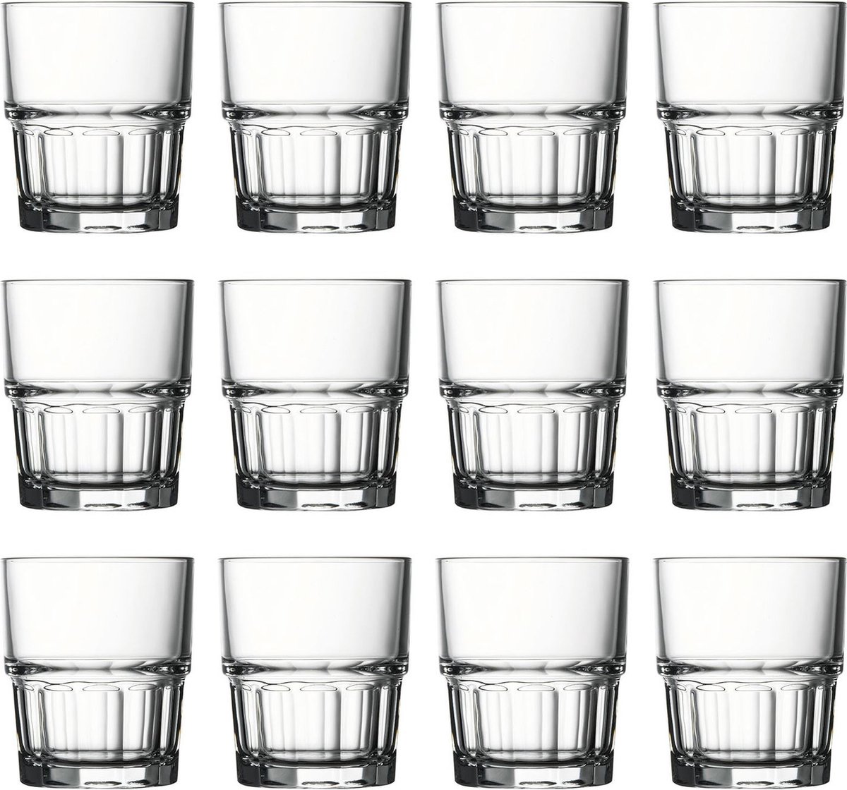 Waterglazen, Drinkglazen - Set van 12 - Next - 200ml