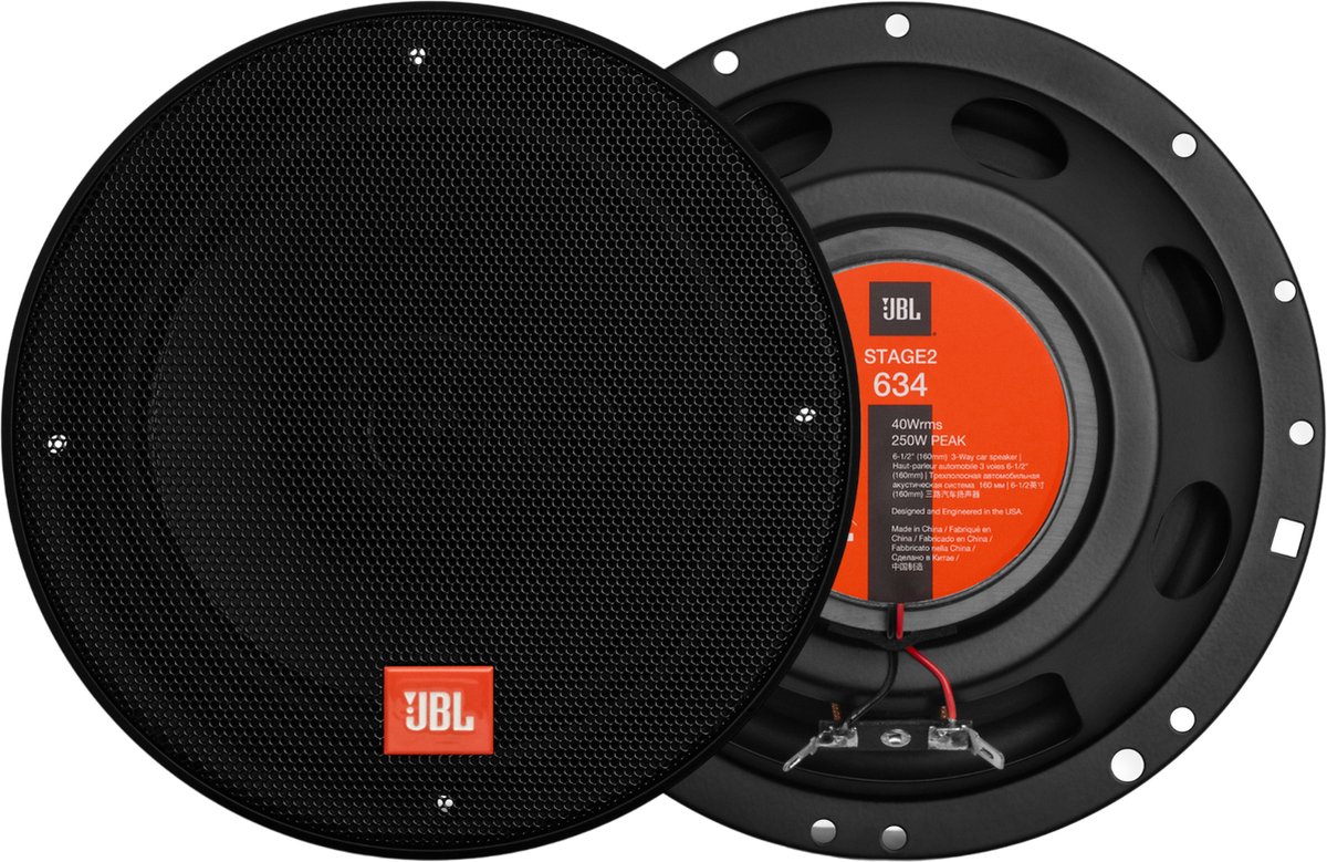 JBL Stage2 634 - Autospeakers - Ø 16,5 cm (6,5’ Inch) - 3-weg Triaxiaal - 250 Watt – foto 6