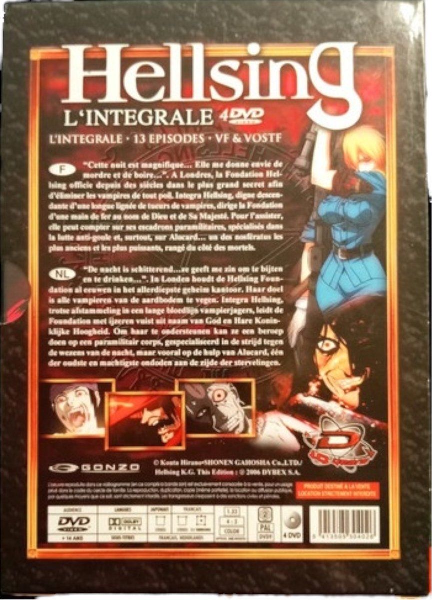Hellsing Complete Box (Dvd), niet bekend Dvd's bol