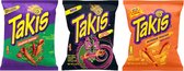 Mixpak Takis Chips Fajitas, Sweet Chili, Cheese 3x 92Gr