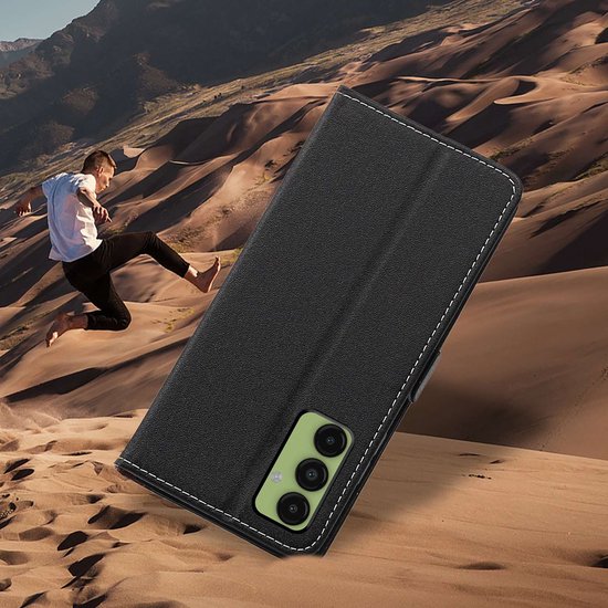 ebestStar - Coque compatible avec Samsung Galaxy A14, A14 5G, Etui Portefeuille, Housse Pochette Protection PU Cuir, Porte Carte, Noir