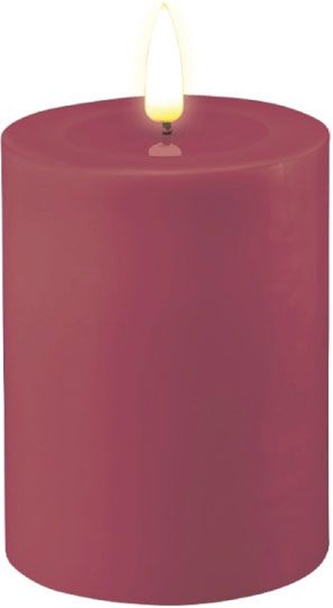 Deluxe Homeart Led Kaars Magenta 7,5 x 10 cm