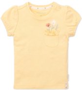 T-shirt Little Dutch manches courtes miel taille 86