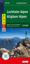 F&B Wander-Rad-Freizeitkarte - 356 - Lechtaler - Allgäuer Alpen