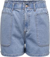 Jacqueline de Yong Broek Jdyrafael Hw Pocket Shorts Dnm 15324617 Ligh Blue Denim Dames Maat - M