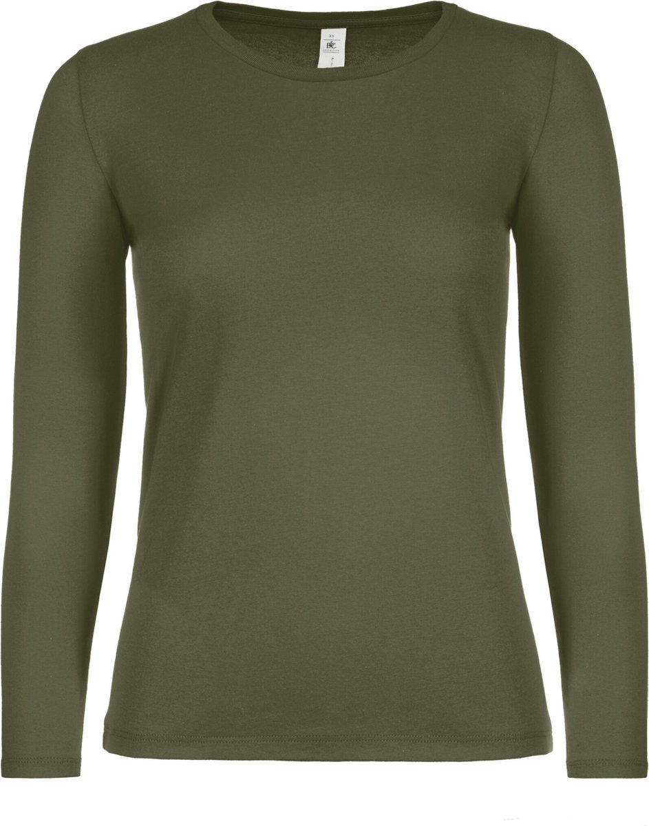 B&C BE INSPIRED - Women´s T-Shirt #E150 Long Sleeve - Urban Khaki - L