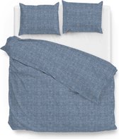 ZoHome Lino Dekbedovertrek - Litsjumeaux - 240x200/220 cm - Urban Blue