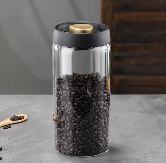 Vacuum pot - Vacuüm koffieblik - luchtdichte voorraadpot - Koffiepot