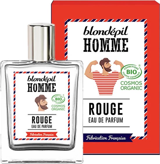 BLONDEPIL HOMME Eau de Parfum Rouge Certified Organic Cosmos 50ml