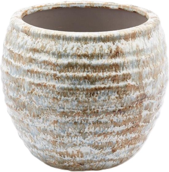 EGD Pot de Fleurs Multicolore D 26,5 cm H 23,5 cm