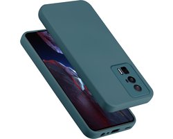 Cadorabo Hoesje geschikt voor Xiaomi Poco F5 Pro in LIQUID GROEN - Beschermhoes gemaakt van flexibel TPU silicone Case Cover