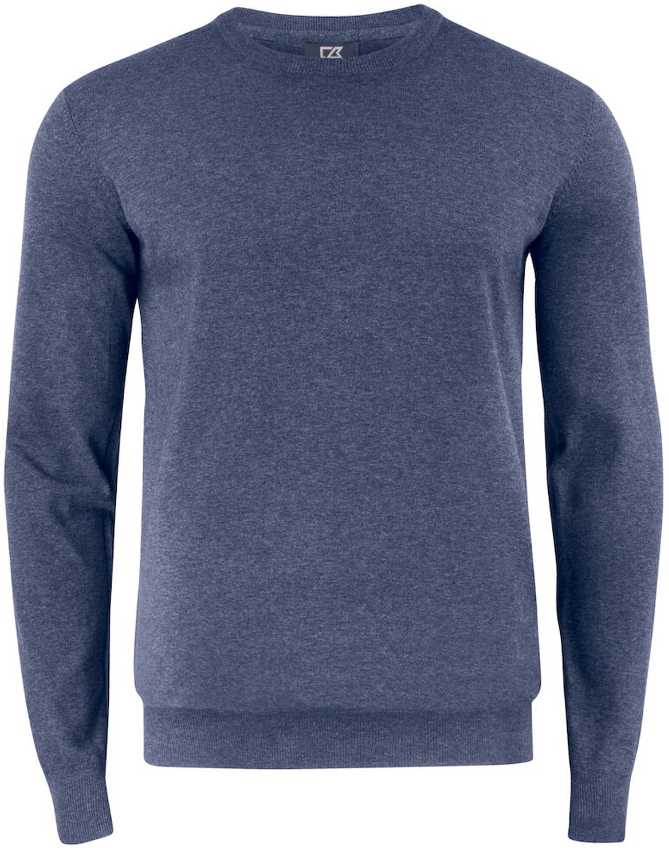 Cutter & Buck Oakville Crewneck Heren 355416 - Navy Melange - XL
