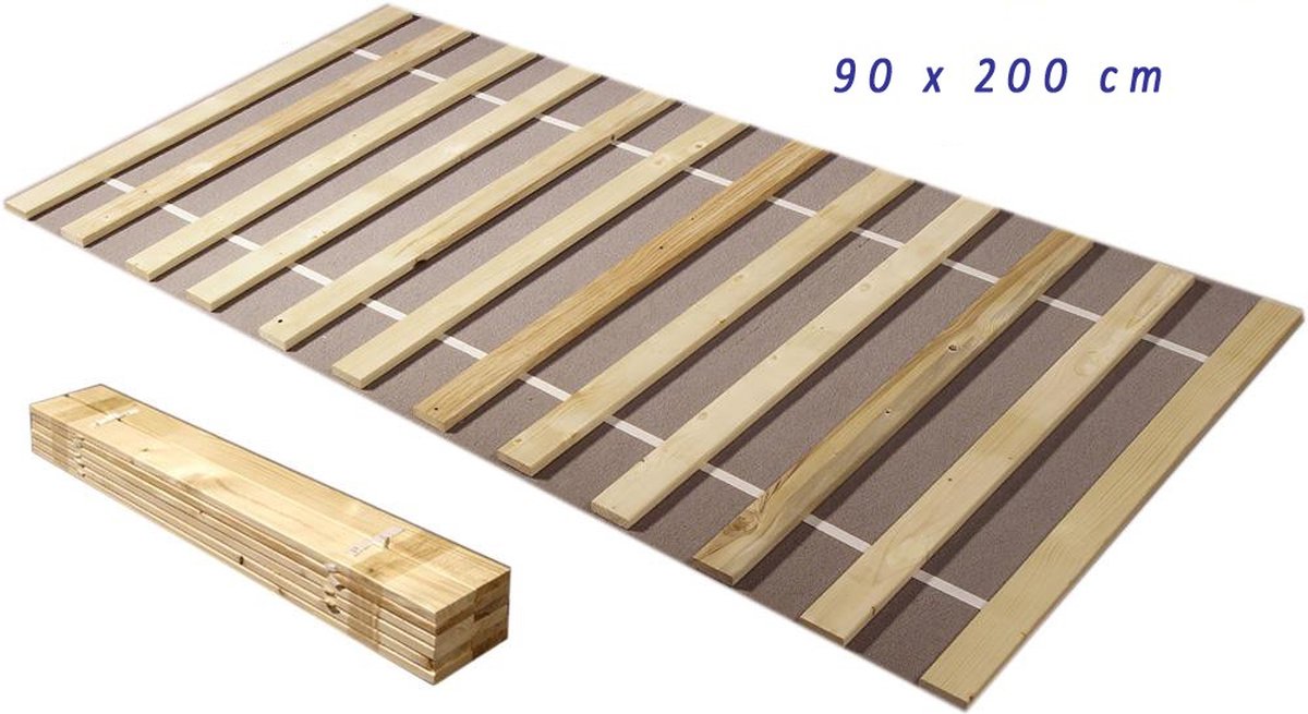 Lattenbodem 90 x 200 cm