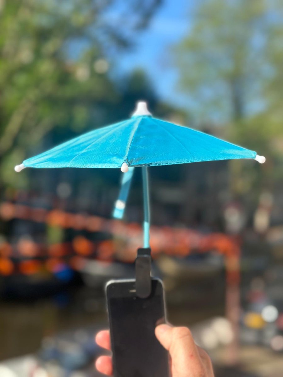 2 Stuks Telefoonparaplu - Zonwering Clip Voor Je Mobiel