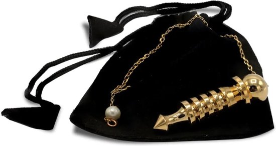 Pendule - Messing plaqué or - Spirituel - Sentiment - Guérison